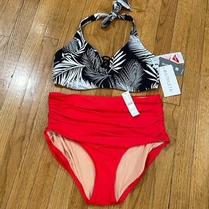 New Athleta top size 36D/DD and Bottoms J. Crew size Large